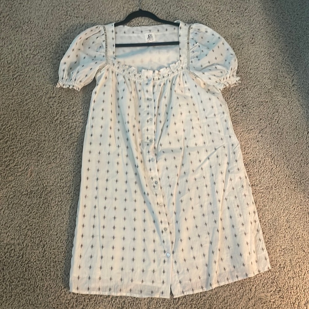 Anthropologie dRA patterned cotton blend dress - Picture 1 of 5